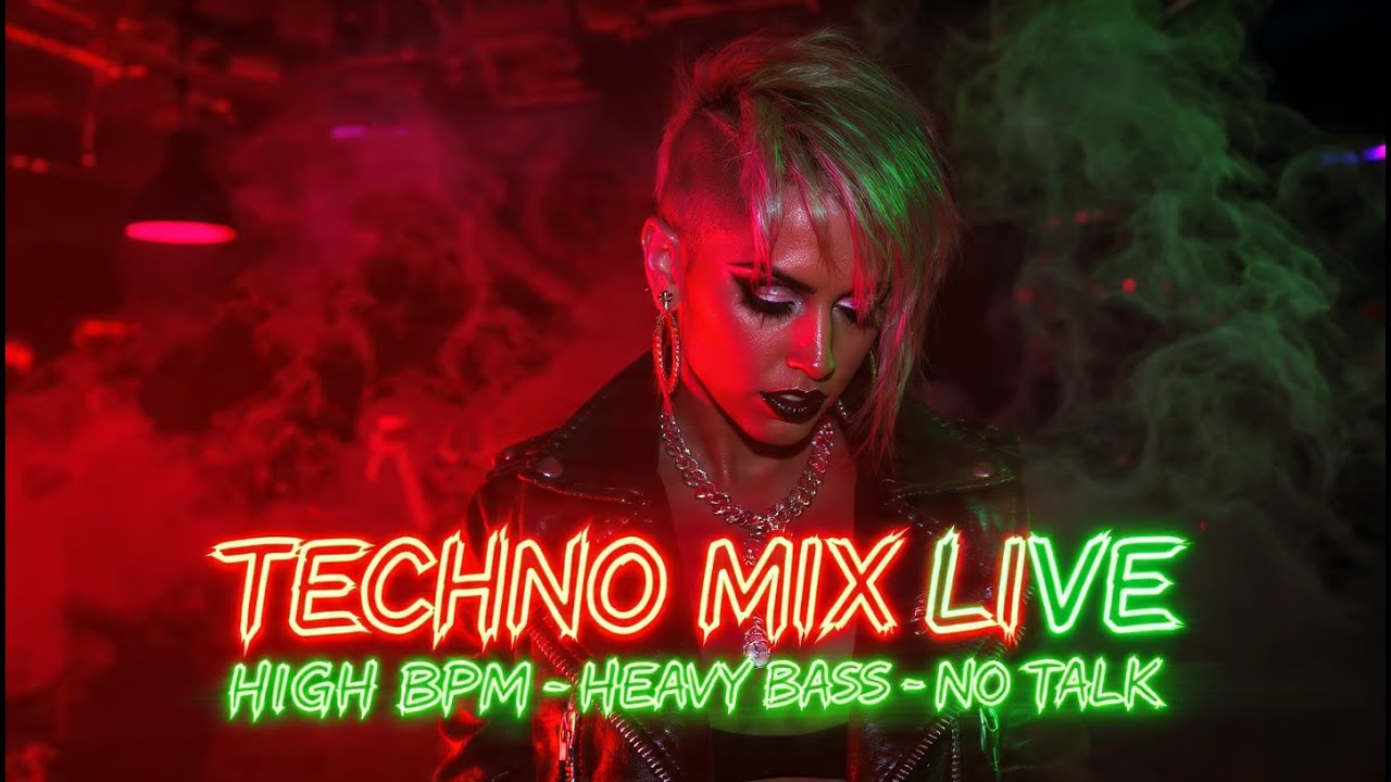 Techno Mix Live – High BPM • Heavy Bass • No Talk