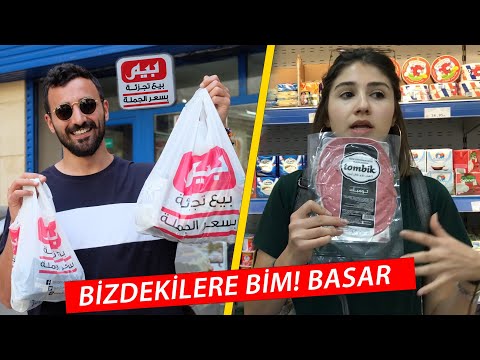 Yurtdışında BİM&rsquo;e Girdik : 14 TL&rsquo;ye İki Poşet Alışveriş ! - Mısır Kahire Vlog