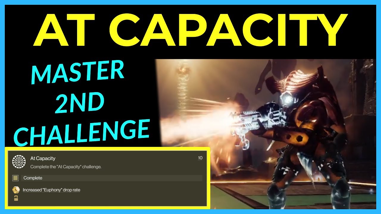 At Capacity MASTER Challenge - Salvation's Edge Raid - YouTube