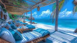 Soothing Summer Beach Space - Tropical Beach Space With Bossa Nova Jazz & Ocean Wave Sounds