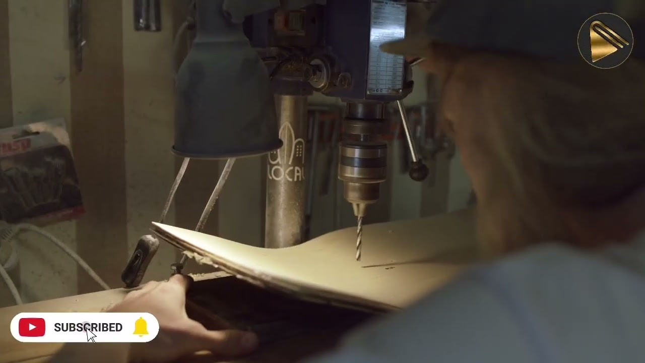 Building a Wooden Skateboard from 0 to 100 – Awesome Woodworking Project! 🛹🔥