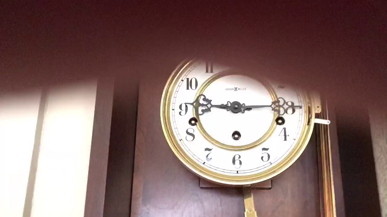 Howard Miller Triple Chime Wall Clock