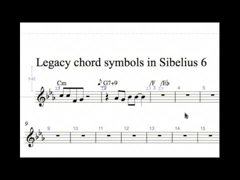 Sibelius Chord Chart