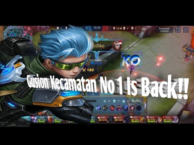 I'M BACK!! HIGHLIGHTS GUSION MOMENT BY ANTZ!! | MOBILE LEGENDS class=
