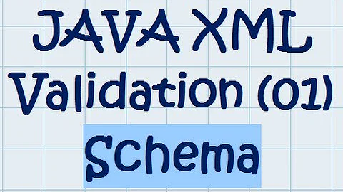 JAVA XML Validation (01) - Schema