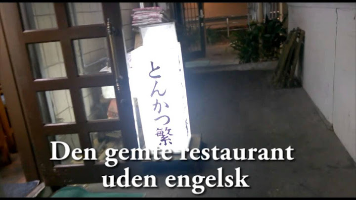 Sniger ved restaurant