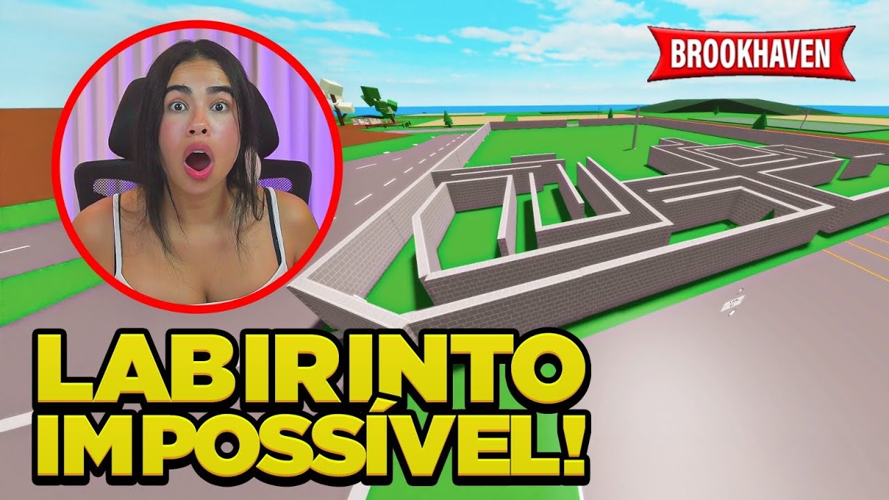 COMO CRIAR UM LABIRINTO IMPOSSÍVEL EM BROOKHAVEN 