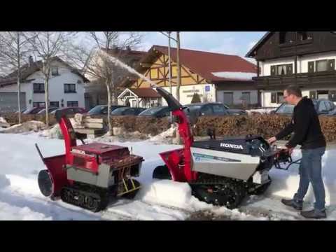 Honda Hsl 2511 E Und Honda Hs 1340 Z In Zwiesel Bei Sporrer Technik Youtube