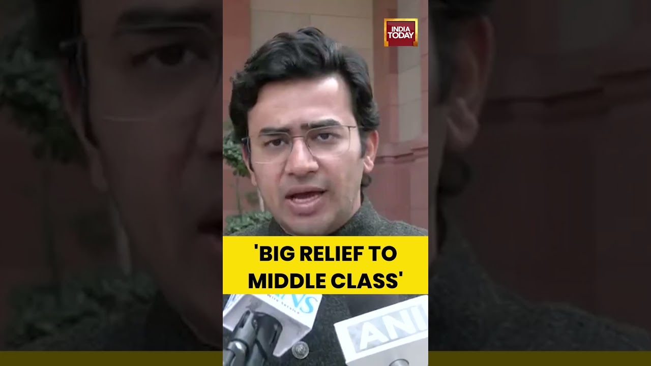 BJP MP Tejasvi Surya On Income Tax | Tax Slab | Lok Sabha | Parliament 