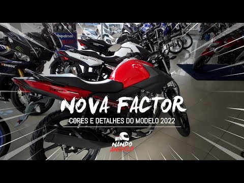 NOVA FACTOR 150 2022 // OS DETALHES E TODAS CORES 🔴⚪⚫