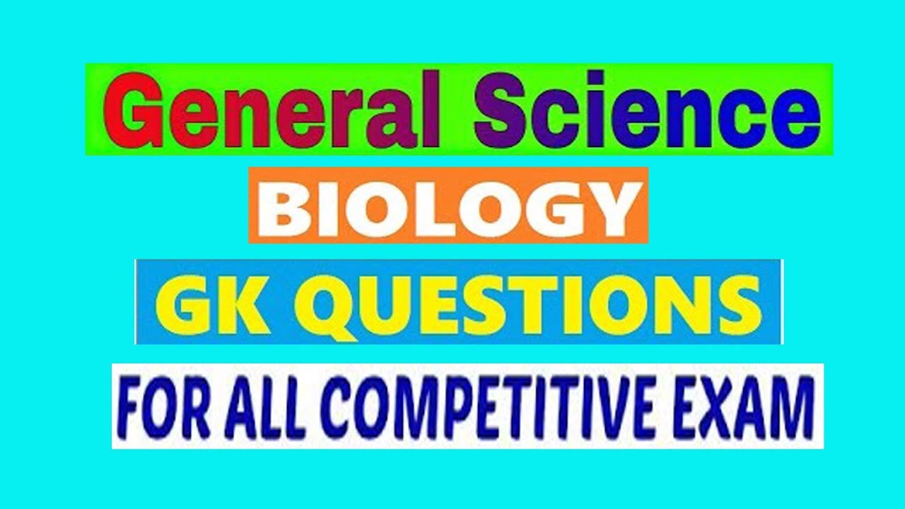 Most Important Biology GK Questions for Competitive Exams || GK Adda