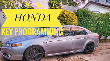 XTOOL PAD 2 PRO ACURA TL HONDA KEY PROGRAMMING TUTORIAL#xtool #keyprogramming #honda #acura #keyfob