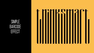 Create A Barcode Text Effect In Illustrator