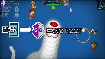 TUTORIAL GAME GUARDIAN NO ROOT | GAME CACING | WORMS ZONE IO