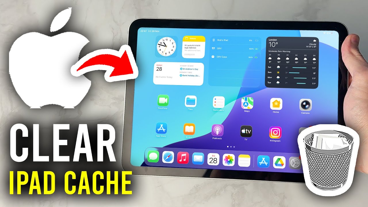 How To Clear Cache On iPad - Step By Step - YouTube
