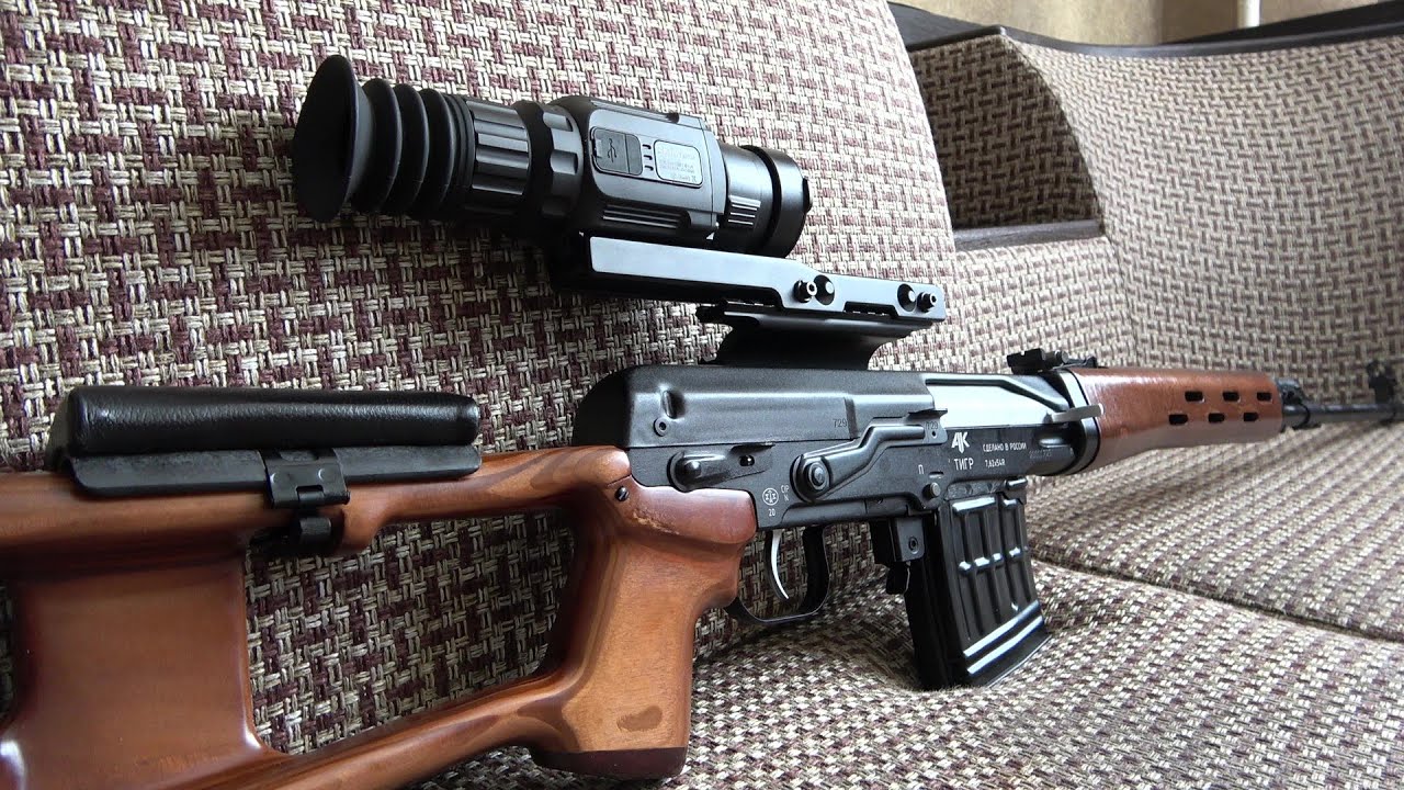 Юбилейный карабин ТИГР-05 повышенной кучности боя. Затвор матовый хром ...