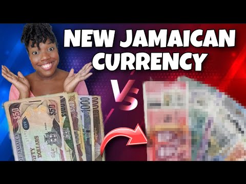 JAMAICAN MONEY VS US MONEY | NEW JAMAICAN CURRENCY | WHAT DOES IT LOOK LIKE?