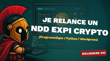 Je rebuild un ndd expiré "finance/crypto" (Programatique+Pyton+Wordpress)