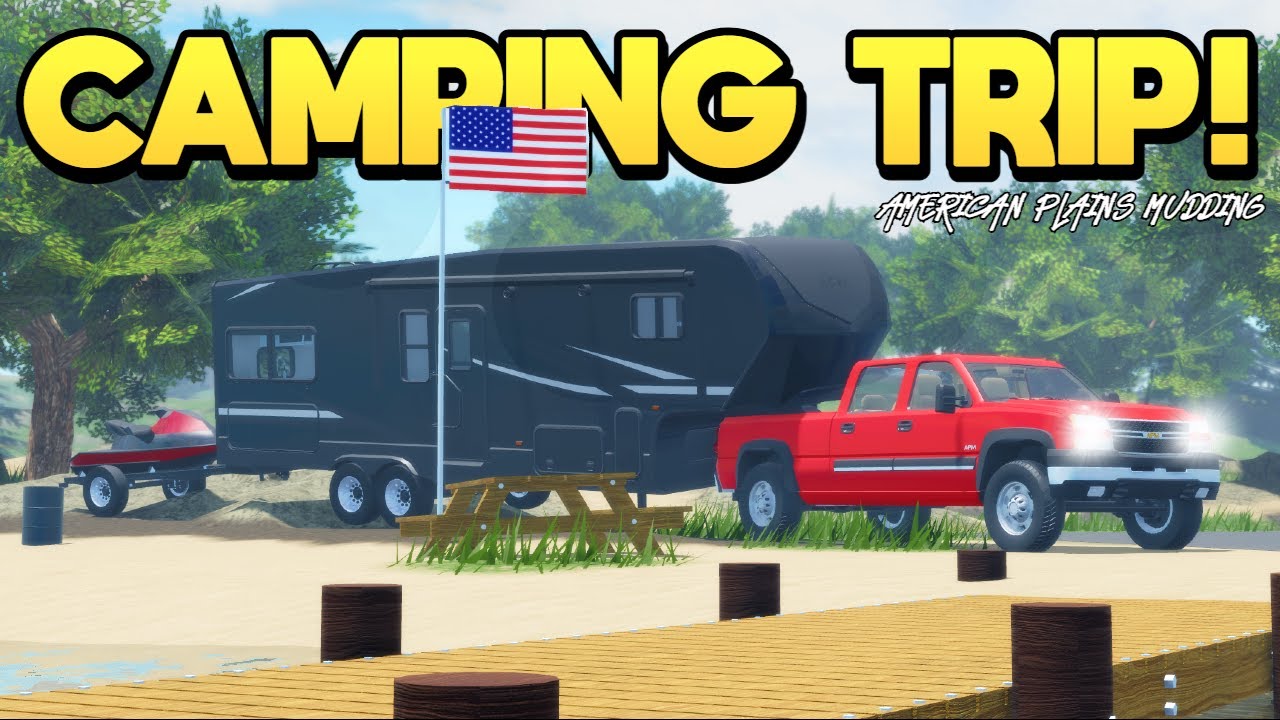 I went CAMPING in Roblox American Plains Mudding! - YouTube