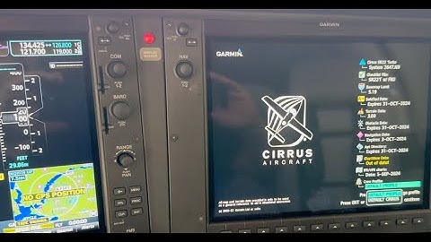 Database Update process, Cirrus SR22 w/Garmin Perspective+ electronics - entire update process