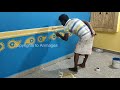 Wall paint technique in cheapest and economic way  anmages tamil tech