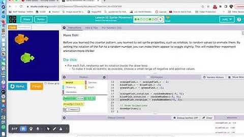 Code org Lesson 12 Level 9 Discoveries Unit 3