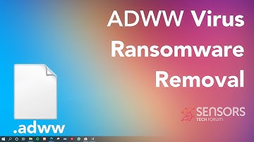 Adww Virus [.adww Files] Remove & Decrypt Guide [Free]