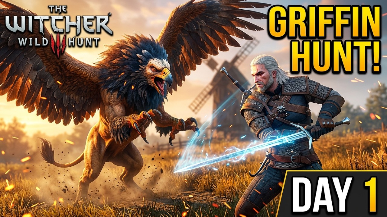 ⚔️ The Witcher 3 Remastered! 🐺 Day 1
