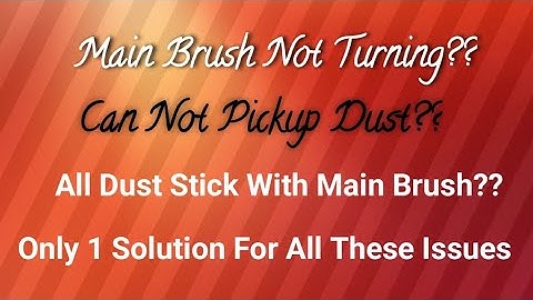 Ecovacs Deebot | Main brush not turning or can