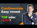 Lohnt sich die Continentale Easy Invest Rente zur Altersvorsorge?