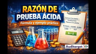 Razón De Prueba Ácida Fórmula Y Ejemplo Explicado Fácil