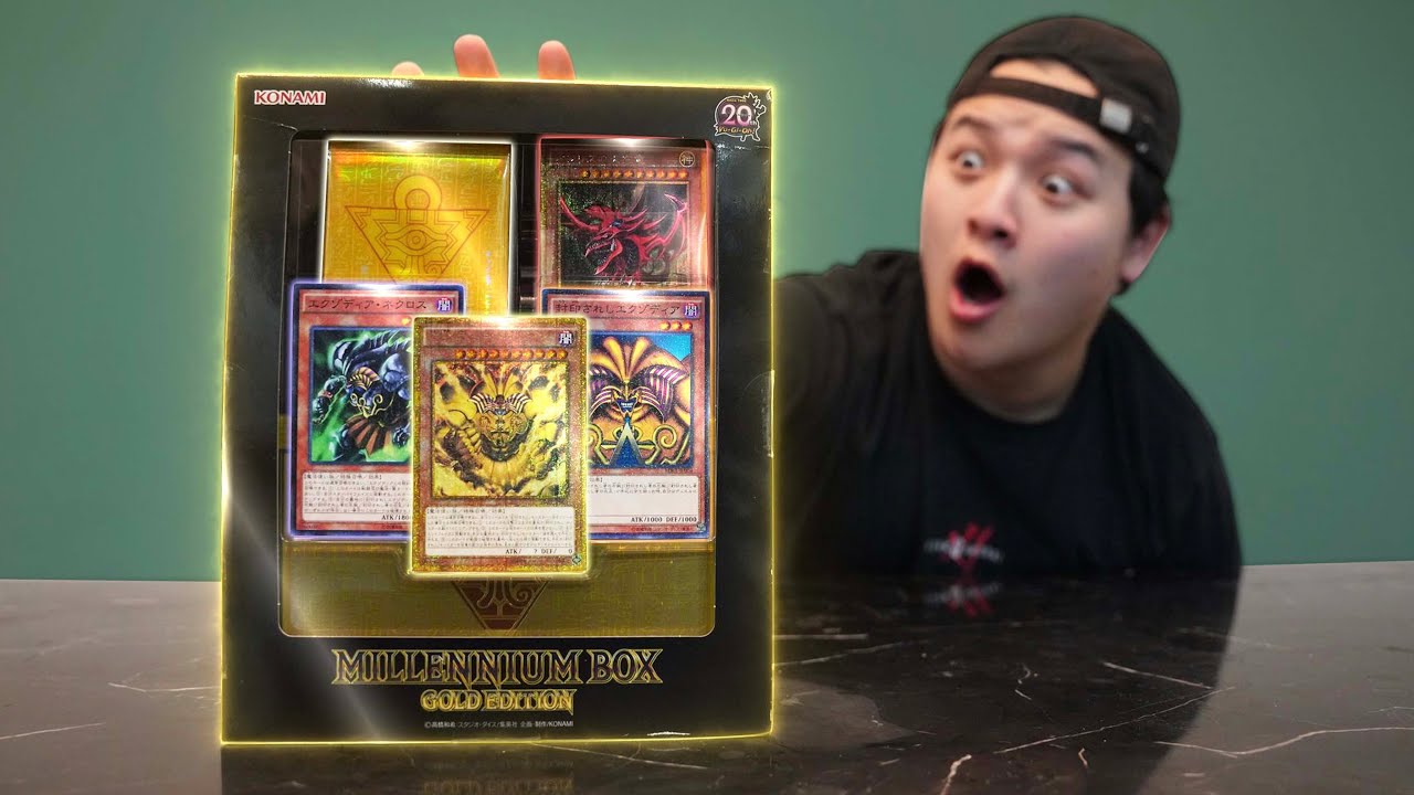 YU-GI-OH! NEW MILLENNIUM GOD BOX *GOLD EDITION* OPENING (EXODIA!)