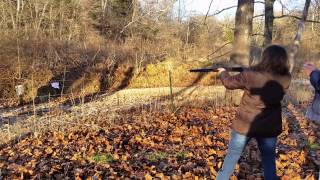 My wife shooting a 45-70.  She can take it. by hotrodchevy56 97 views 9 years ago 14 seconds