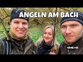 Angeln am Bach | Pose Kunstköder Wurm | Barsch und Weißfisch | Vlog #51