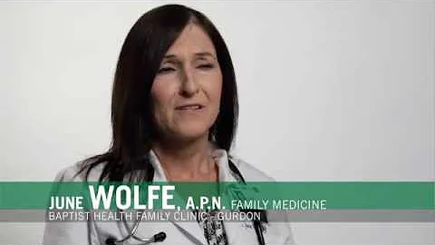 June Wolfe, APN - Building Friendships with Patients