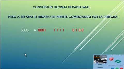 Conversión Hexadecimal a Decimal sin matemáticas.