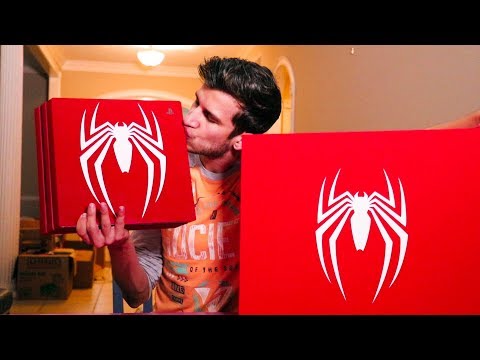 ps4 spiderman console