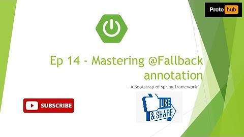 Mastering Fallback annotation | Spring Boot Tutorial Ep 14 | Proto Hub