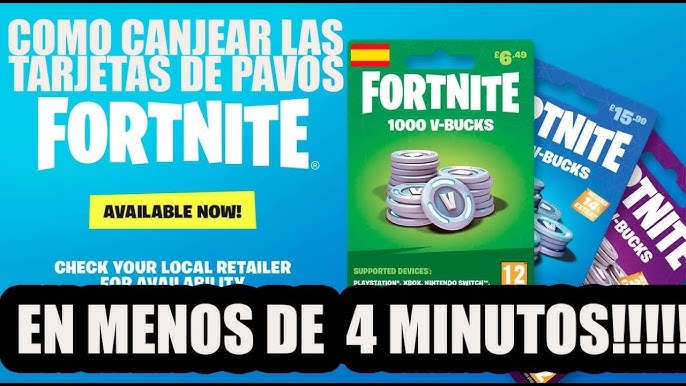 ▷ Guía: Comprar PAVOS en FORTNITE con Tarjeta Google Play