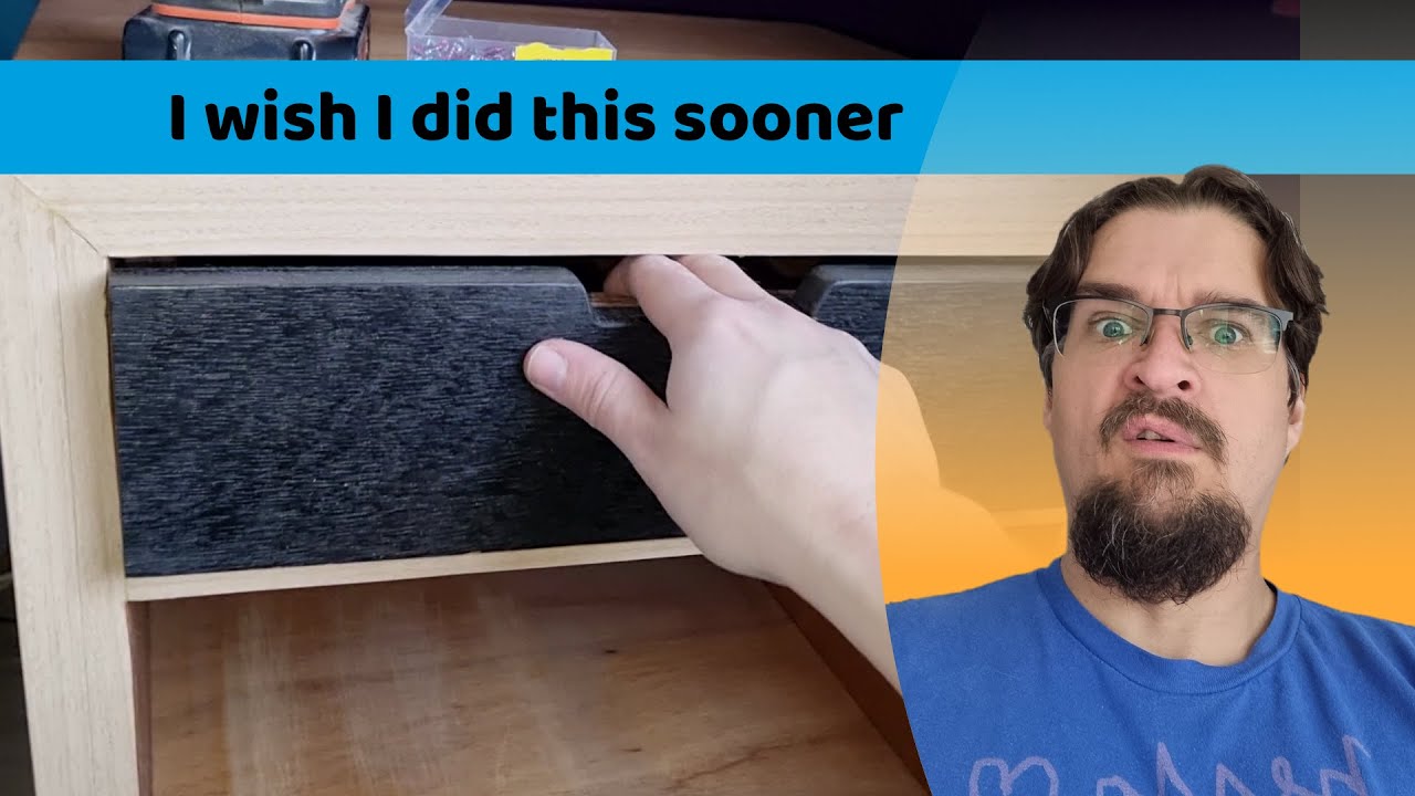 DIY Drawer Upgrade Make those drawers glide! YouTube