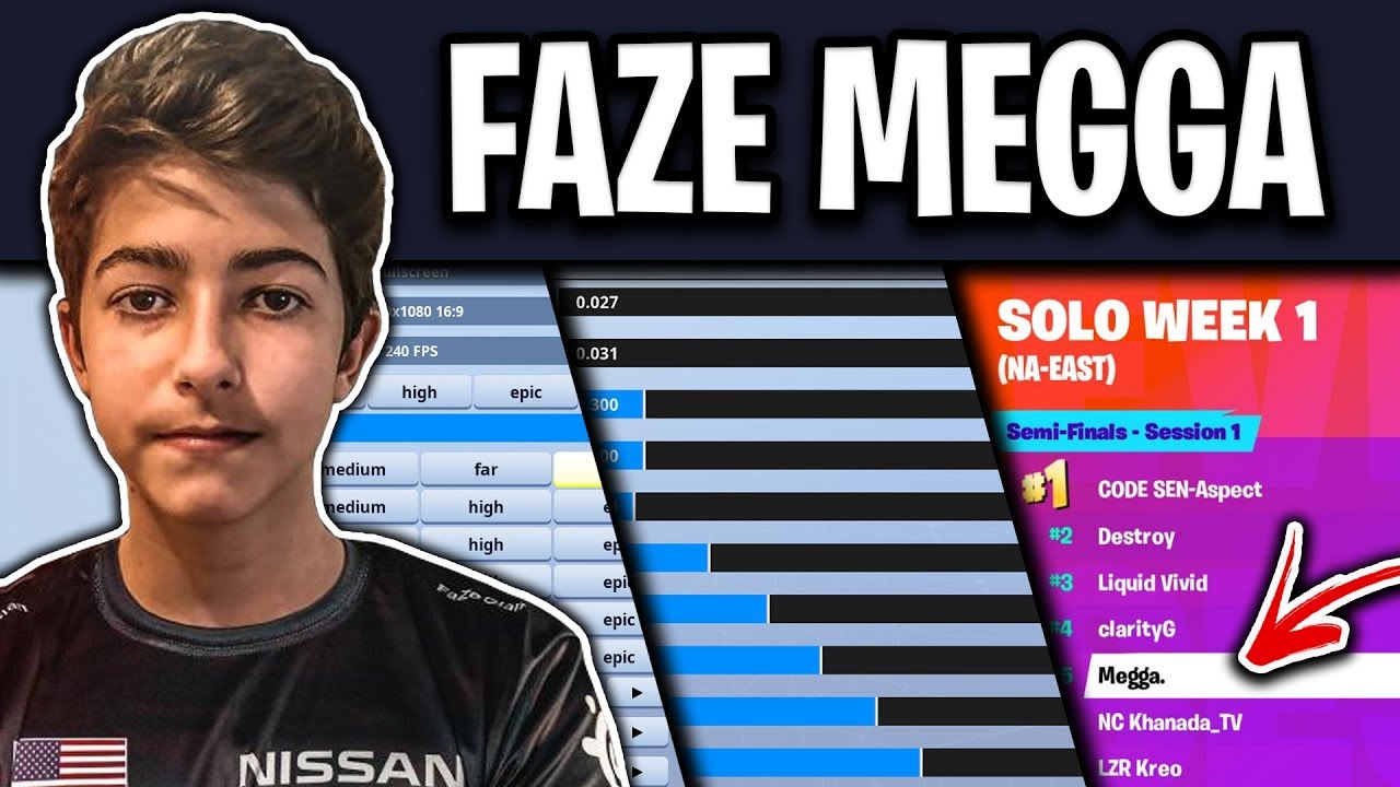 Faze Megga Fortnite Settings Keybinds And Setup
