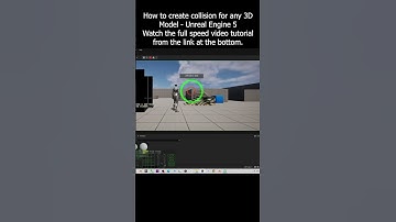 How to create collision for any 3D Model - Unreal Engine 5 Tutorials #collision #unrealengine #ue5
