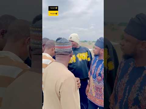 Daddy Hikima On The Set