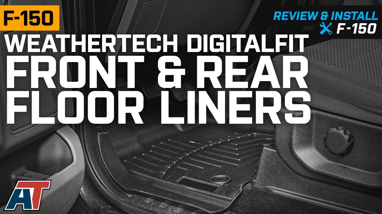 Weathertech 453471-453412 DigitalFit Front & Rear Over The Hump Floor Liner