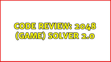 Code Review: 2048 (game) solver 2.0