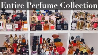 My Entire Perfume Collection 2023 | Niche And Designer Fragrances | Over 250 Bottles