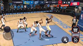 Golden State Warriors VS Memphis Grizzlies | NBA Live mobile Gameplay.