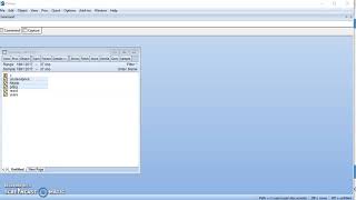 How to conduct causality test in eviews