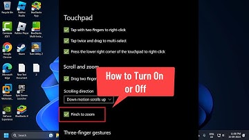 How to Turn On or Off Pinch to Zoom on Touchpad in Windows 11 (Guide)