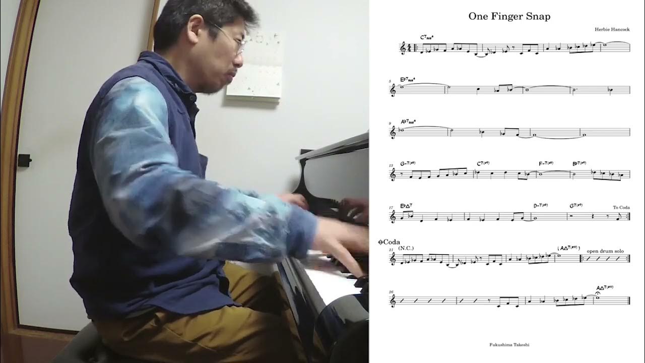 『One Finger Snap (Herbie Hancock)』 played by Takeshi Fukushima (Solo